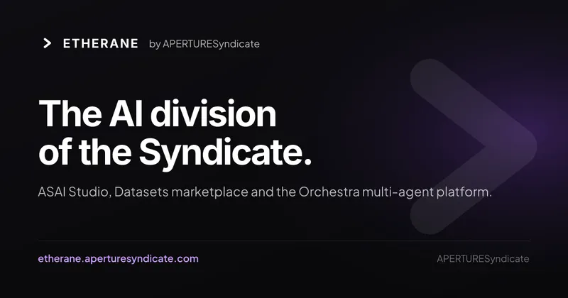 Etherane — Train & sell AI models and datasets