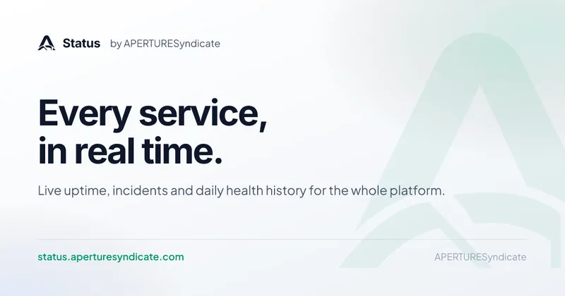 Status — System status & uptime