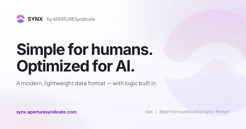 SYNX — Active config format for AI and humans